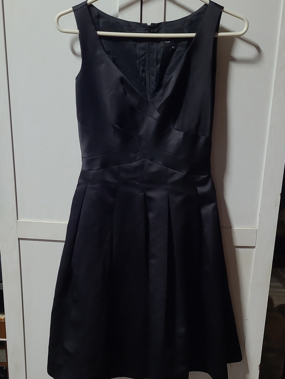 Classic Black Sleeveless A-Line Mini Dress